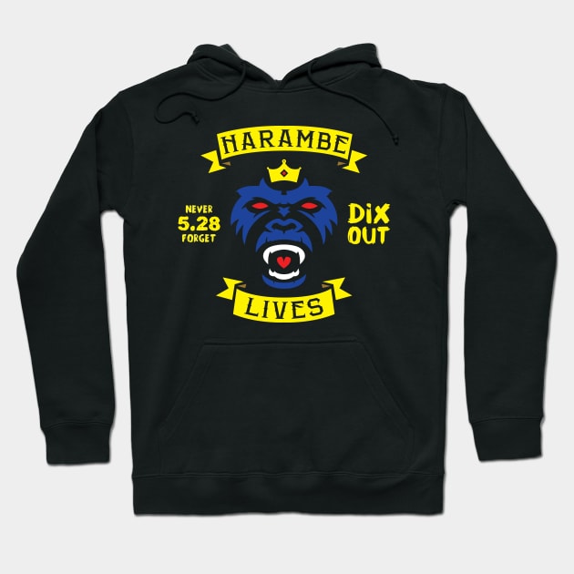 Harambe Lives Hoodie by Jeevesmeister